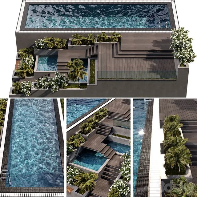 POOL NO25 3D Model