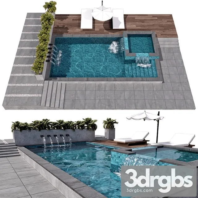 Pool NO83 3D Model Free