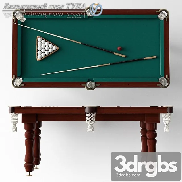 Pool Table 7futov 3D Model Free