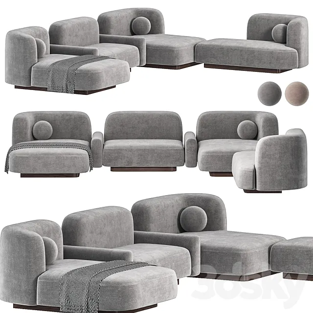 POP SOFA DELCOURT COLLECTION 3D Model