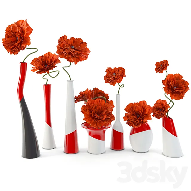 Poppies 3DModel