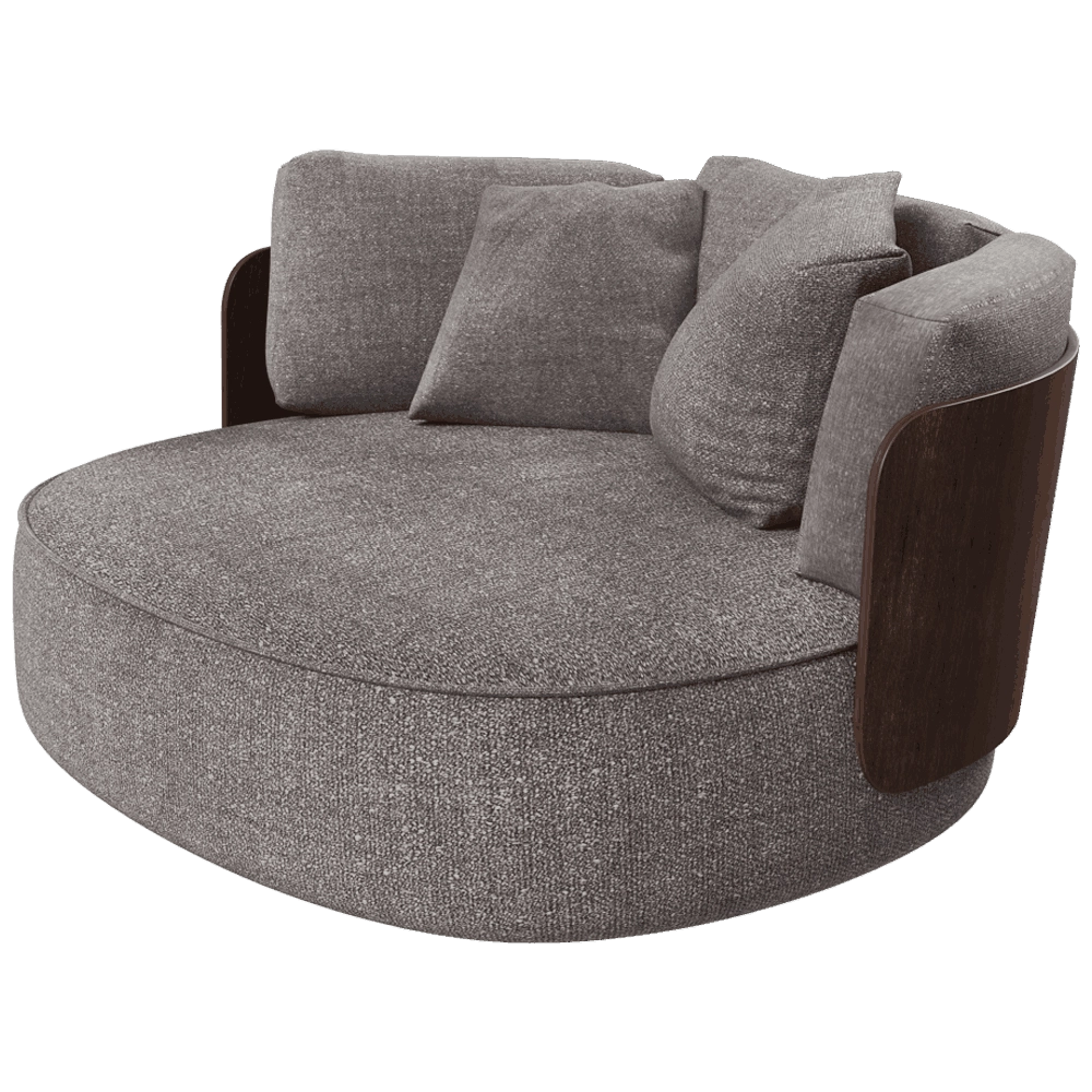 Porada - Armchair CALIN XL 3D Model