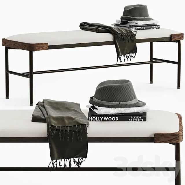 Porada astol bench 3DModel