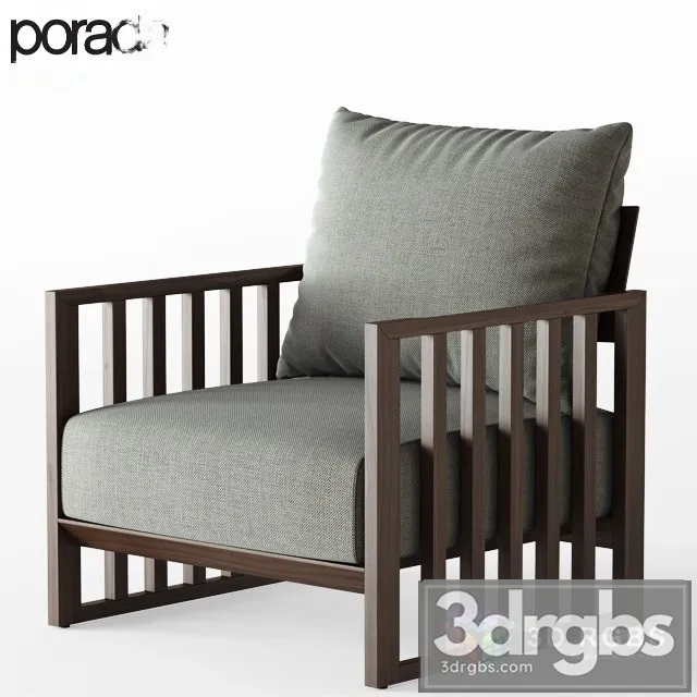 Porada Bolerina Armchair 3D Model Free