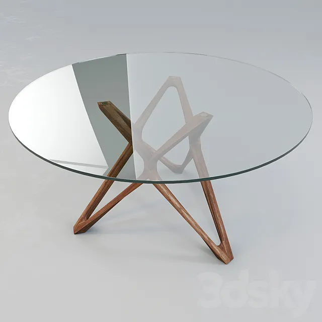 Porada: Dining Table – Circe “On Refilling” 3D Model