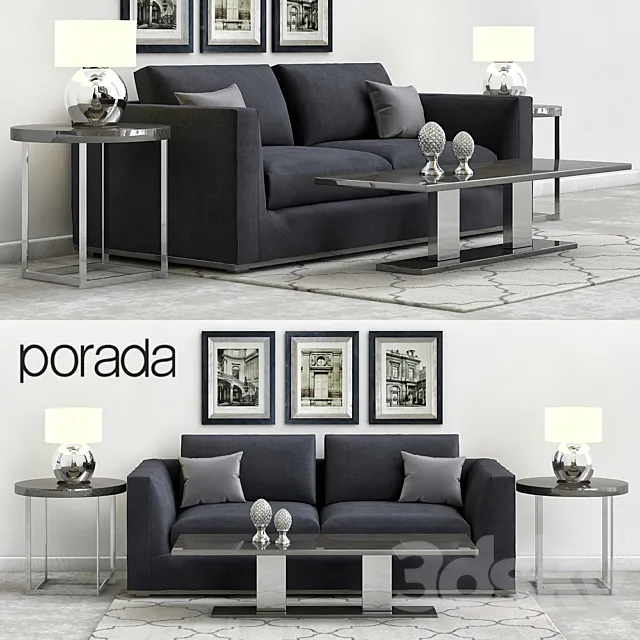 Porada Kirk 3D Model