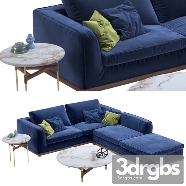 Porada Kirk Sofa 3D Model Free