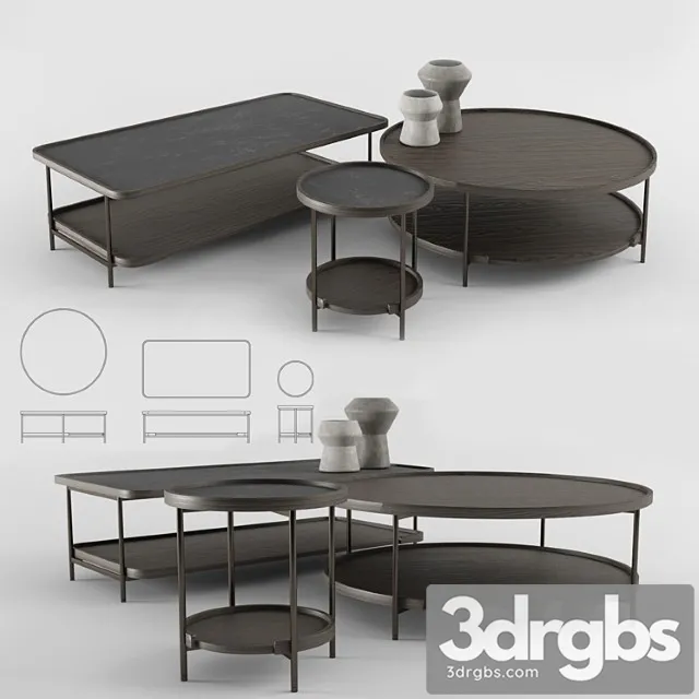 Porada koster coffe table 2 3D Model Free