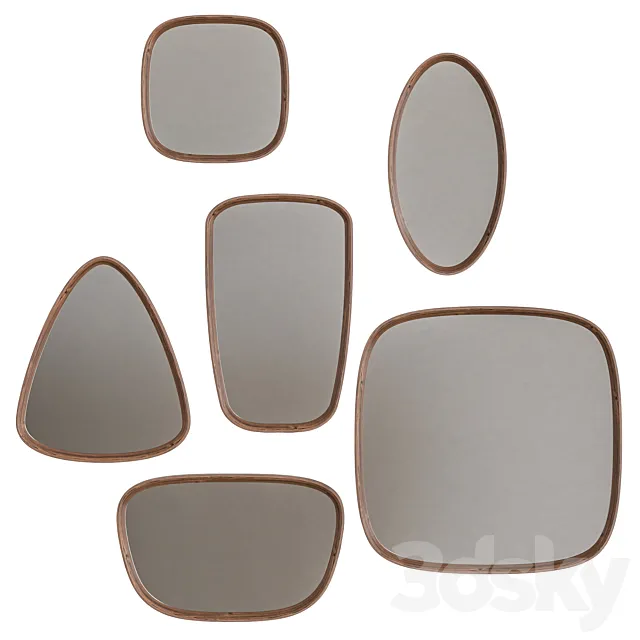 Porada Mix Mirrors 3D Model