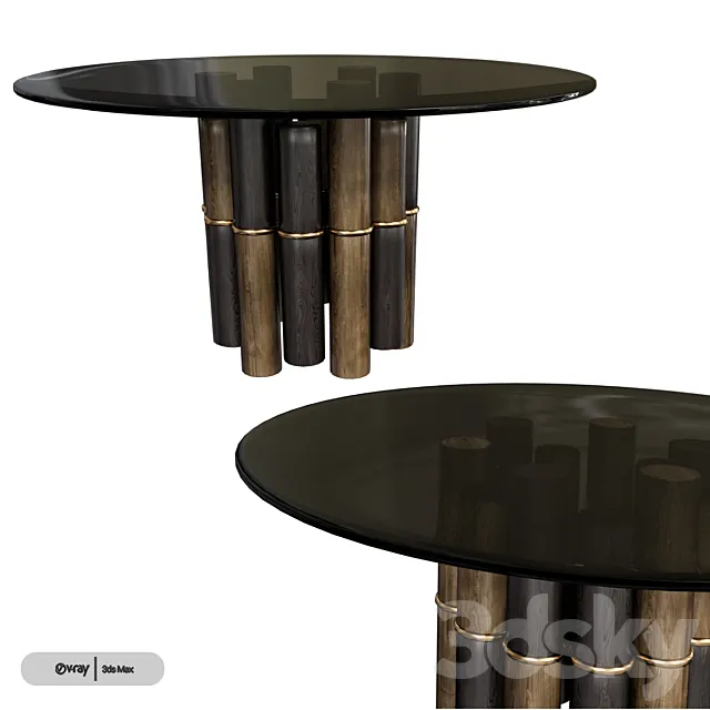 Porada Pilar Mix Table 3DModel