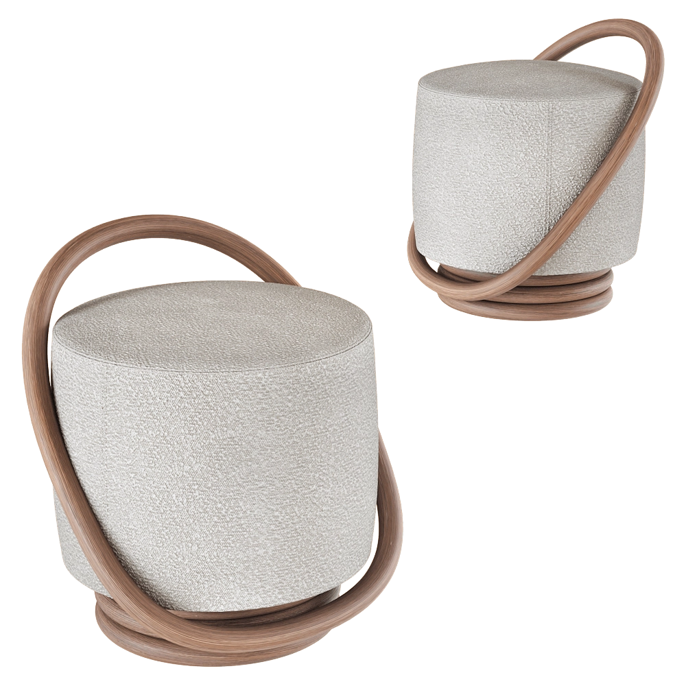 Porada - Pouf SMILE 3D Model