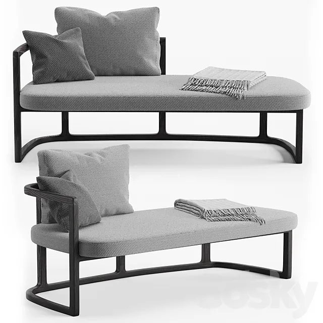 Porada Romain Chaise Lounge 3DModel