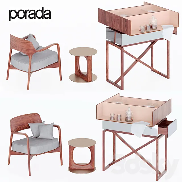 Porada Set 3D Model