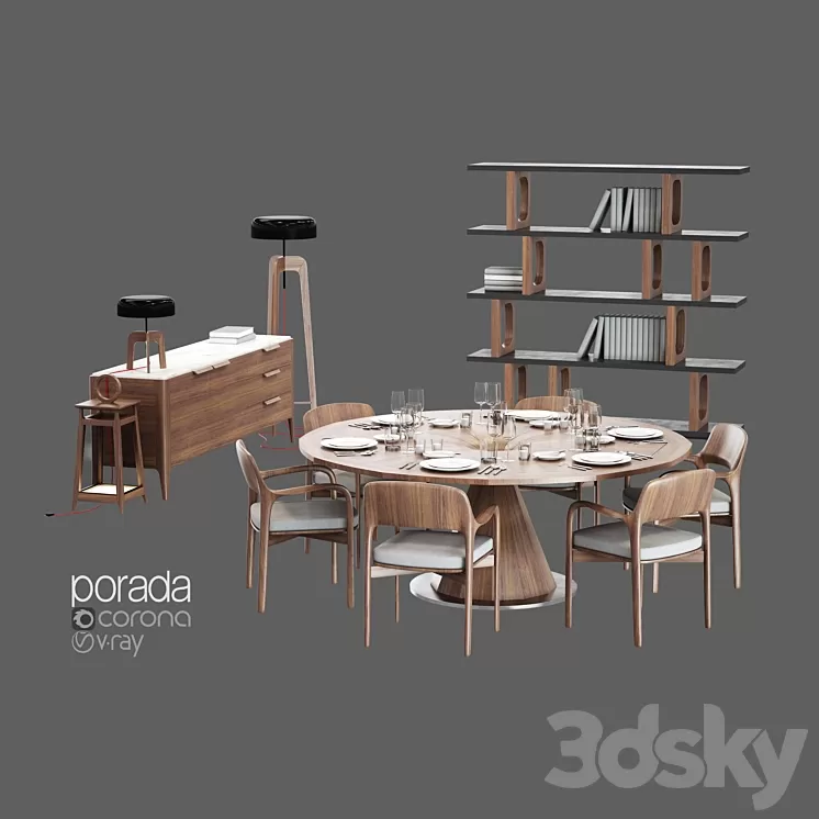Porada Set 3D Model