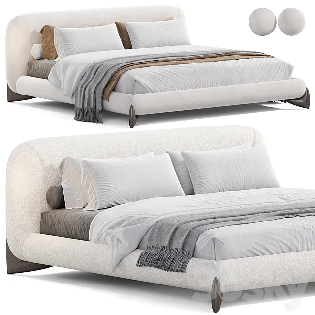 Porada Softbay Bed 3D Model