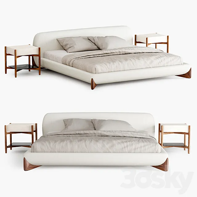 PORADA SOFTBAY BED 3DModel