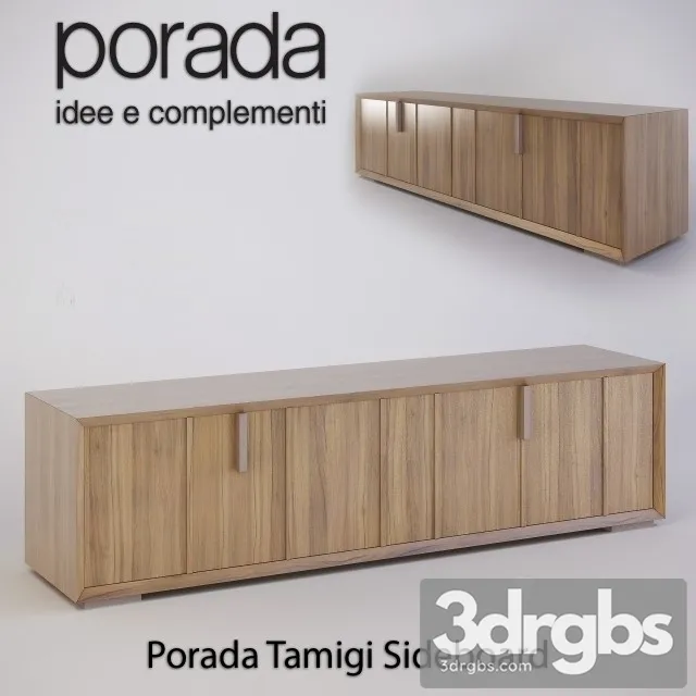 Porada Tamigi Sideboard 3D Model Free