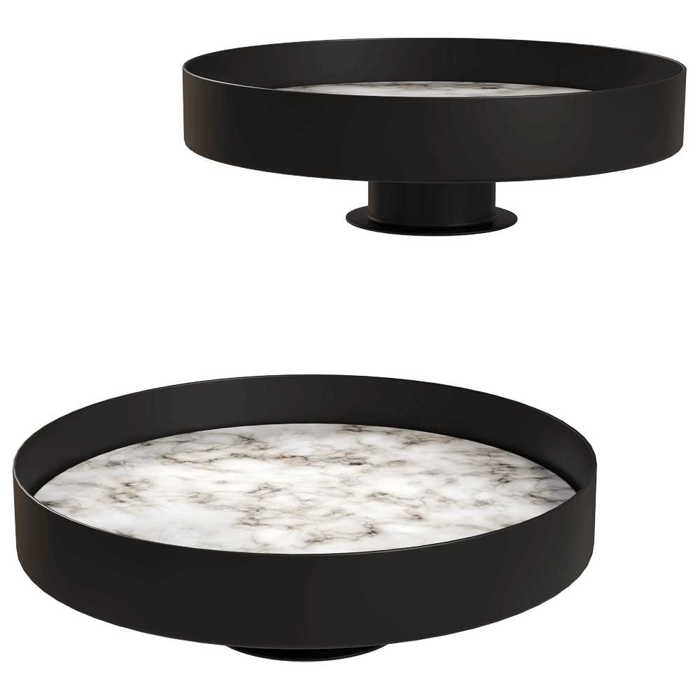 Porada - Tray ON Round 3D Model