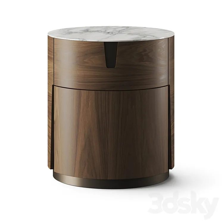 Porada Tylsa Night 54 Bedside Table 3D Model Free