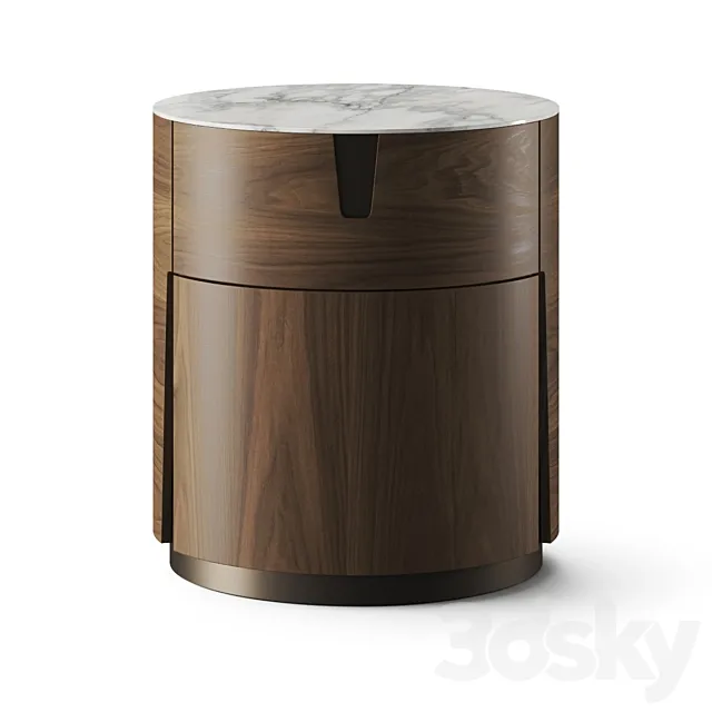 Porada Tylsa Night 54 Bedside Table 3D Model