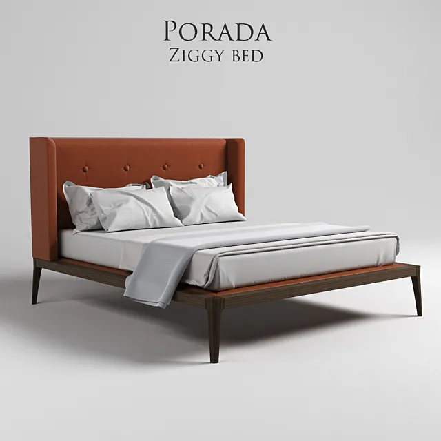Porada Ziggy Bed 3DModel