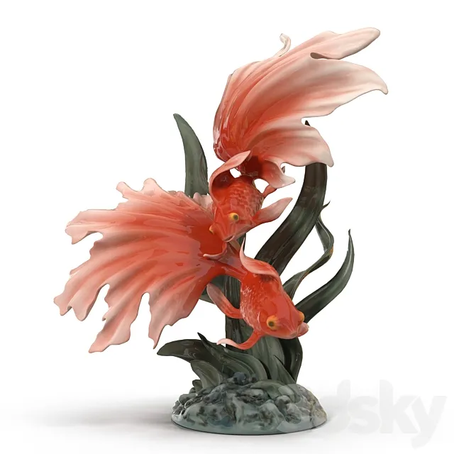 Porcelain fish 3DModel