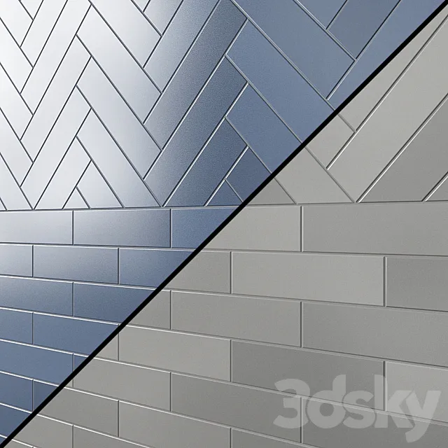 porcelain stoneware EQUIPE Kromatika _ EKIPE Chromatic 3D Model