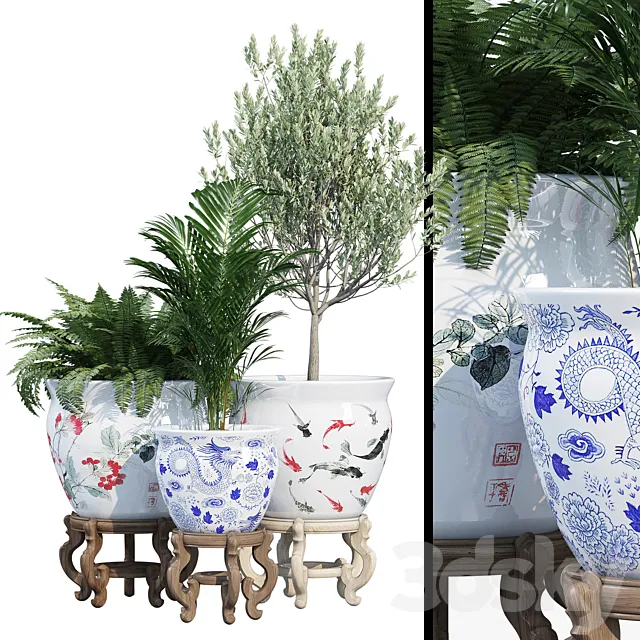 Porcelain three 3D Model