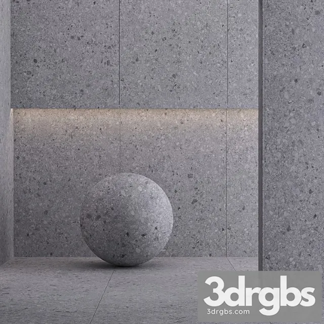 Porcelain tile laminam ceppo di brecciola grigio. 3000x1000 mm.