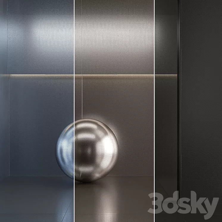 Porcelain tile Laminam Filo Mercurio Filo Ghisa 3D Model Free