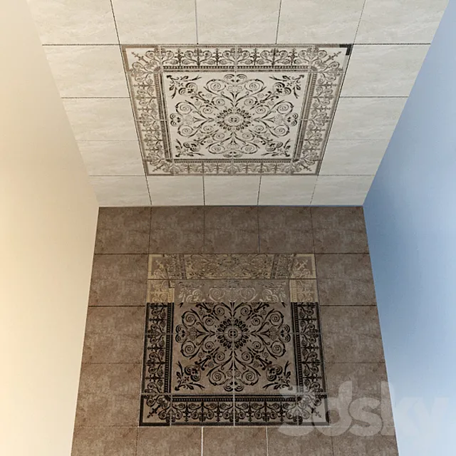 Porcelain tiles Cerdomus - Dynasty Collection 3DModel