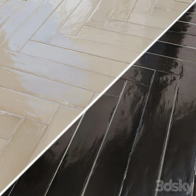 Porcelain tiles EQUIPE MANACOR 6.5x40 cm 3D Model