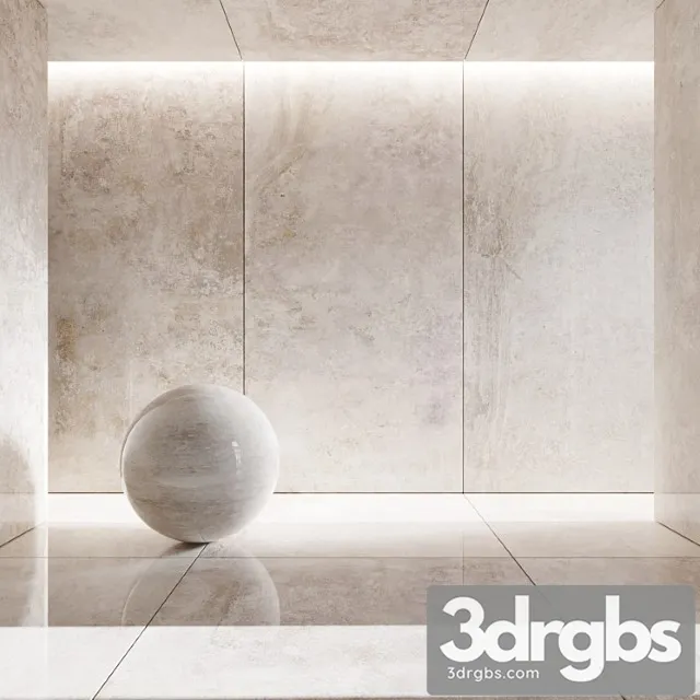 Porcelain tiles la roche blanc 3D Model Free