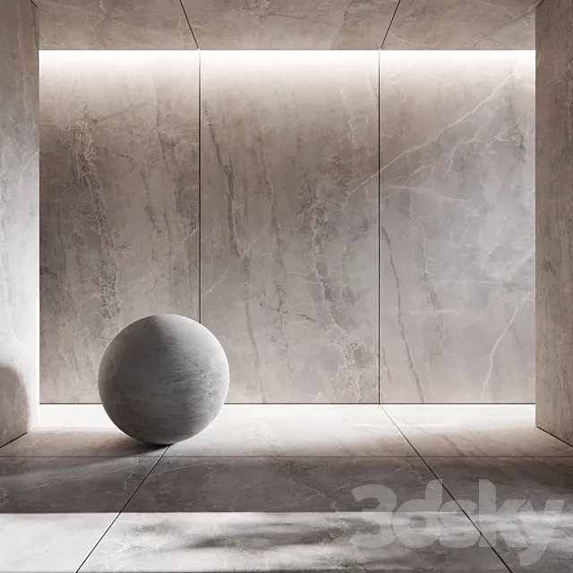 Porcelain tiles Lea Ceramiche Slimtech Synesthesia 3D Model