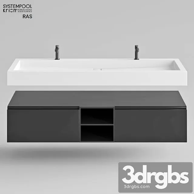 Porcelanosa Krion Ras Series 3D Model Free