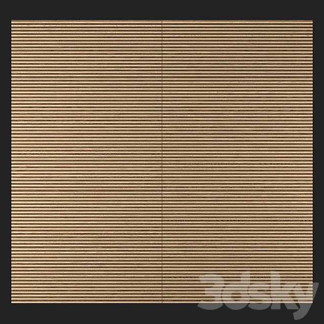 Porcelanosa liston madera 3D Model