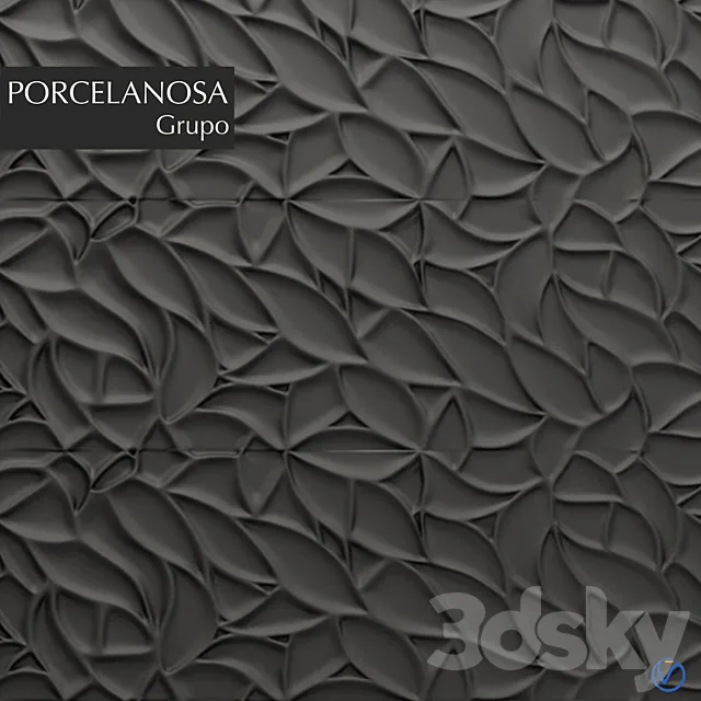 PORCELANOSA Marmi Deco Negro 3D Model