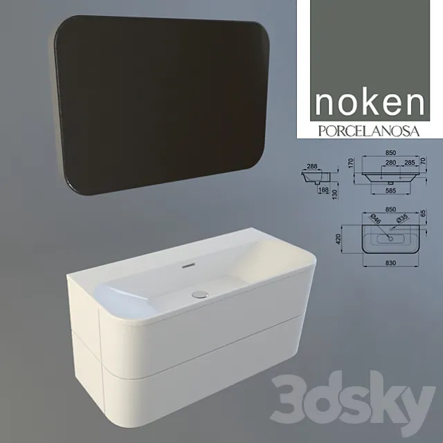 Porcelanosa Noken Bela 3D Model