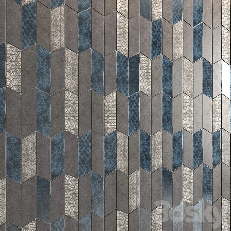 Porcelanosa rhomboid 3D Model