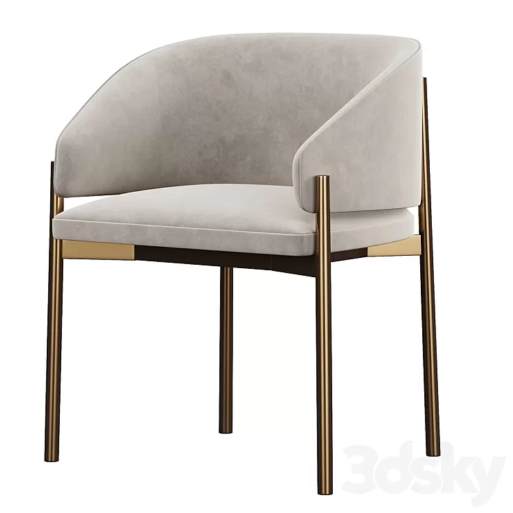 Porro frank armchair 3D Model Free