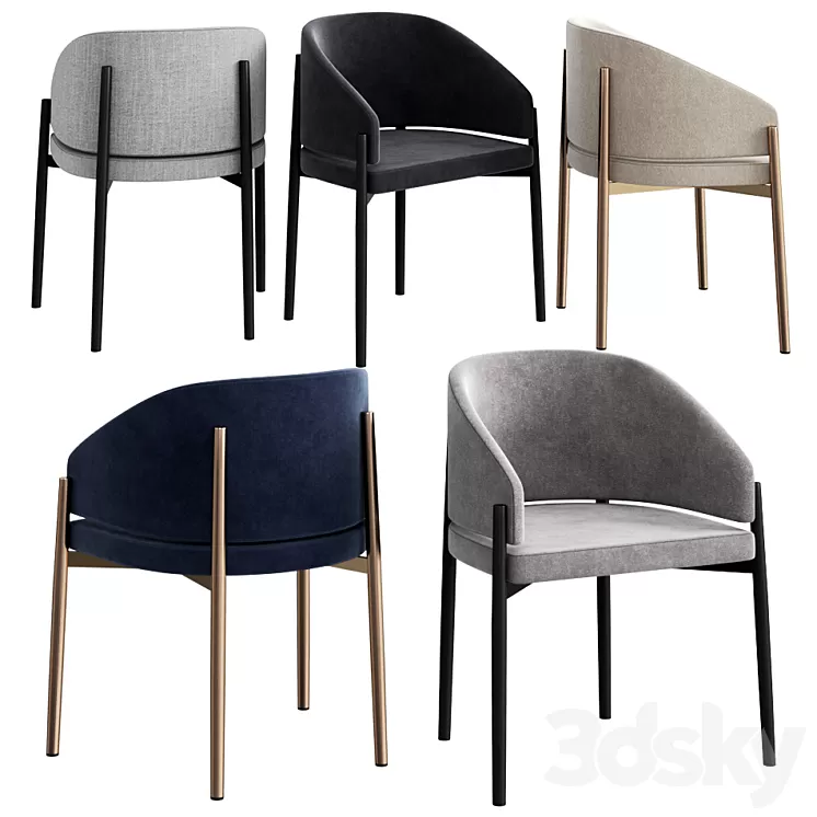 PORRO Frank Chair 3D Model