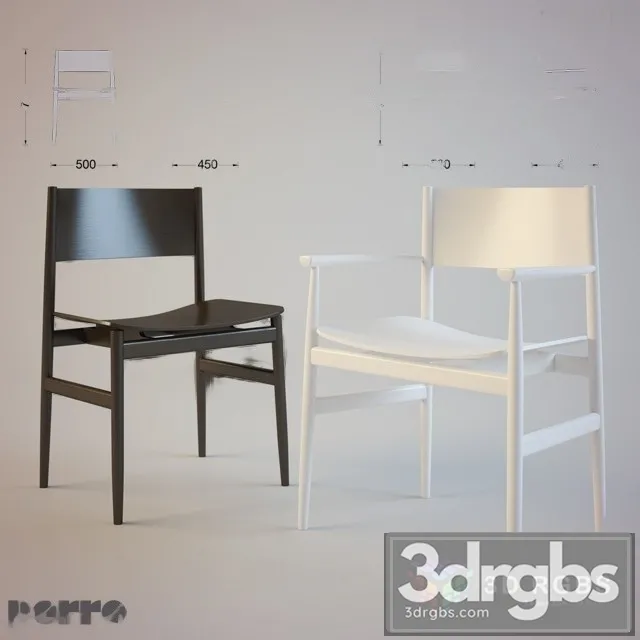 Porro Neva Chair 3D Model Free