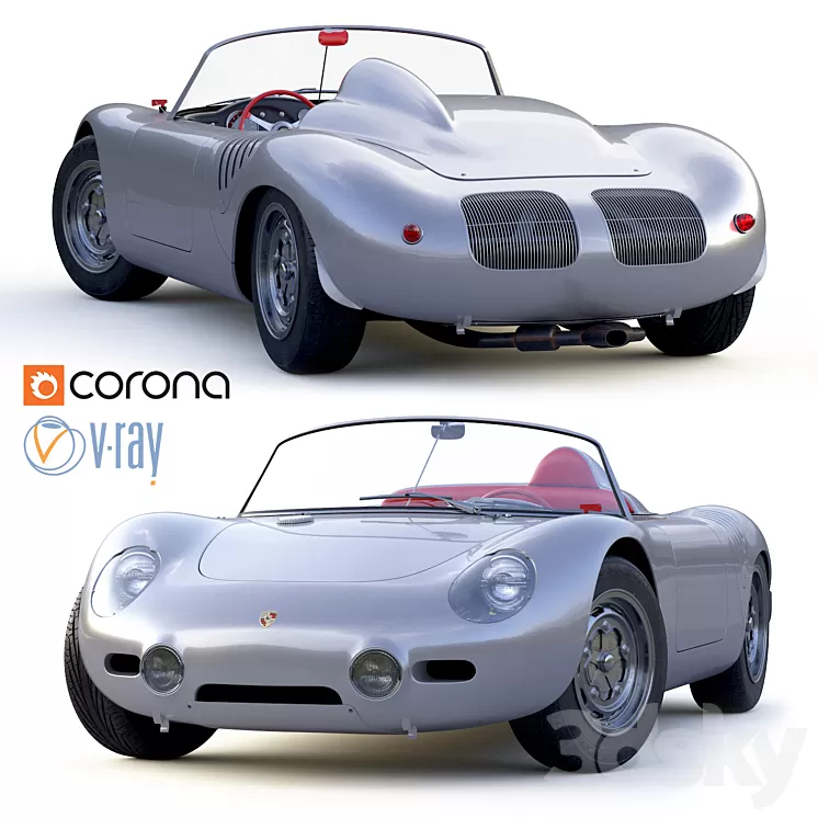 Porsche 718 Spyder RS 1960 3D Model