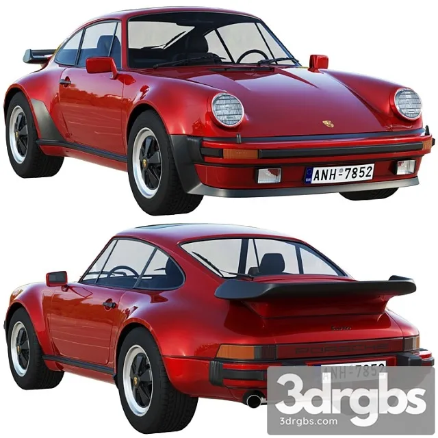 Porsche 911 930 turbo 1975 - 1989 3D Model Free