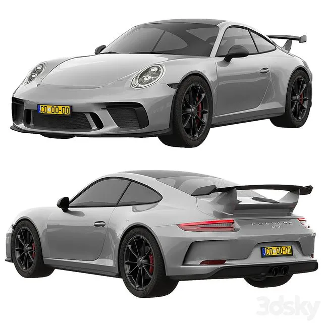 Porsche 911 GT 3 3D Model