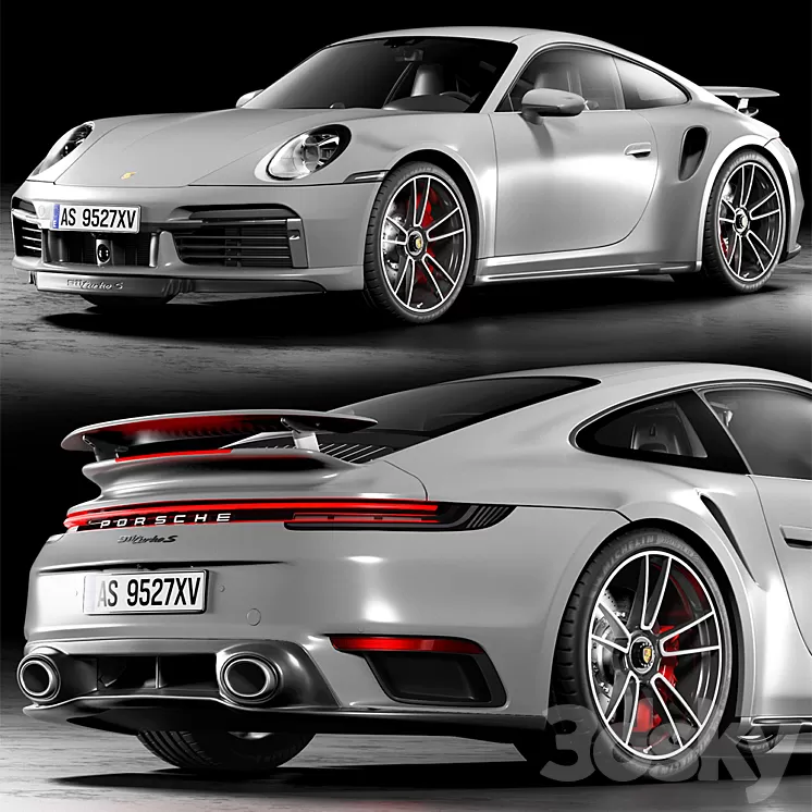 Porsche 911 Turbo S 3D Model