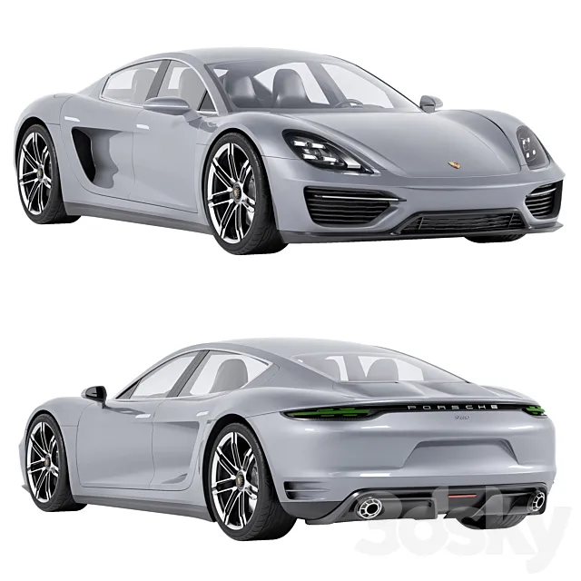 Porsche 960 Vision Turismo 3D Model