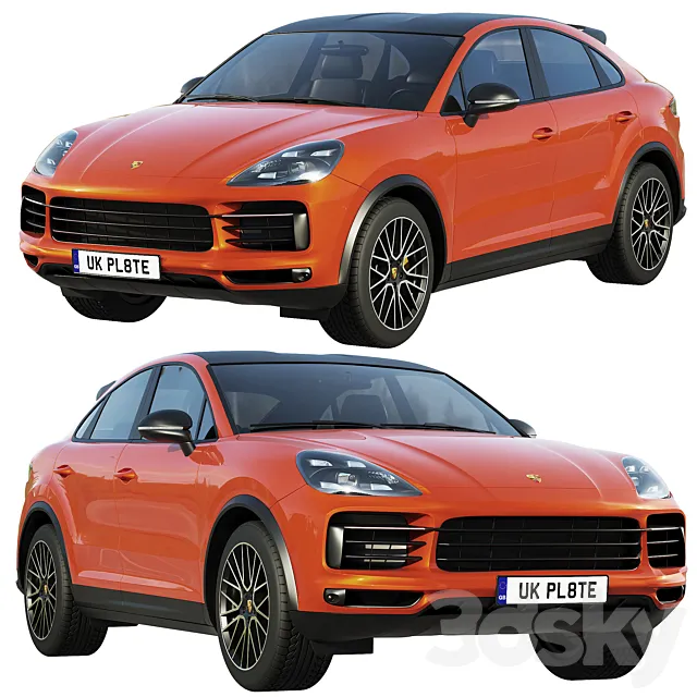 Porsche Cayenne Coupe turbo 2019 3DModel