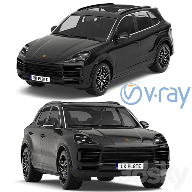 Porsche Cayenne S 2019 3DModel