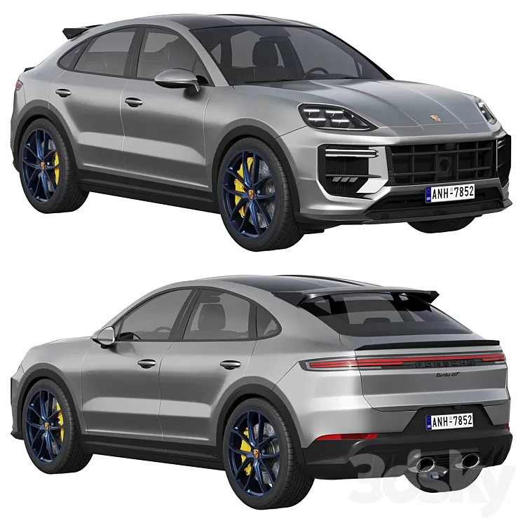 Porsche Cayenne Turbo GT 2024 3D Model Free